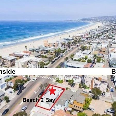 Beach-2-Bay 2Br - In The Heart Of Mission Beach San Diego Eksteriør billede